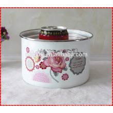 enamel high cream ice bowl set & custom enamel ice bowl